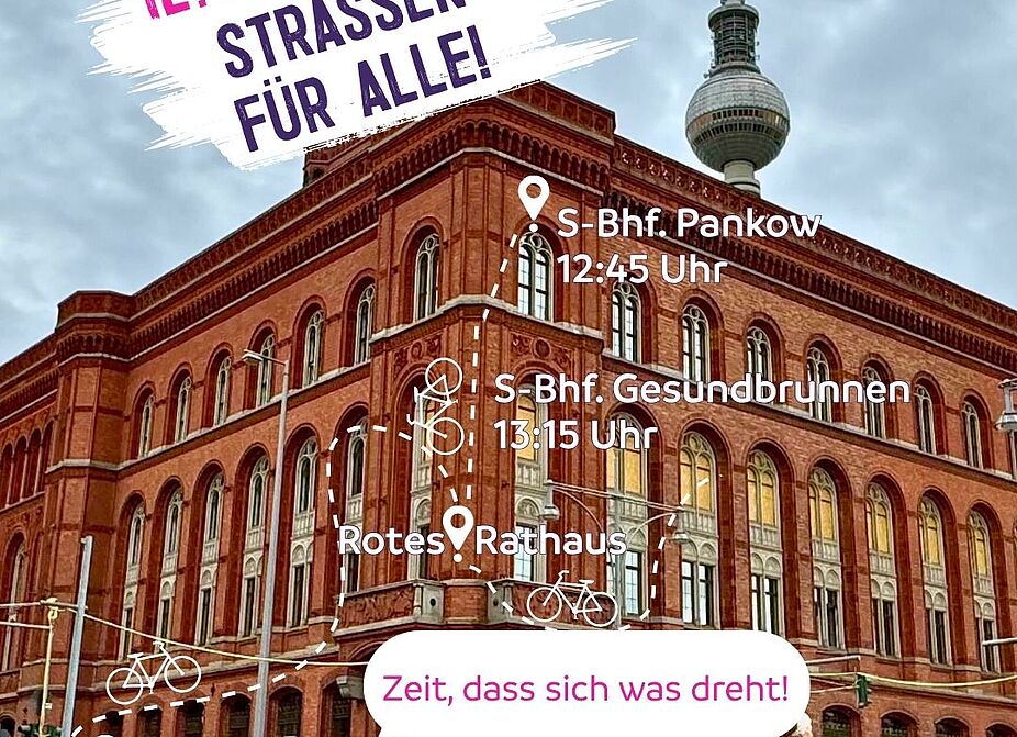 12.9. Sterndemo Sharepic Fahrraddemo ab Pankow Sterndemo 12.09.2026