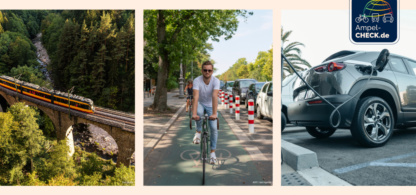 Ampel-Check: Verkehrspolitik weiterhin nur "ausreichend"